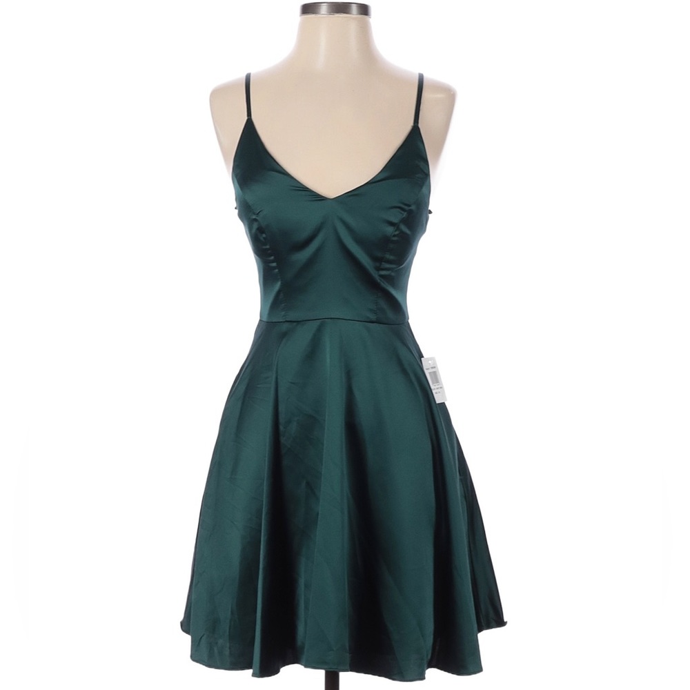 B. Darlin Green Mini Dress